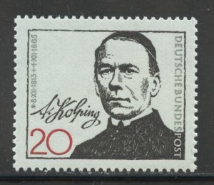 Germany Scott 928 MNHOG - 1965 Adolf Kolping Issue - SCV $0.25