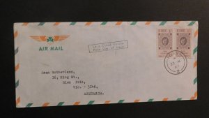 1967 Ireland Airmail First Day Cover FDC Inis Ennis to Victoria Australia