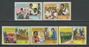 Lesotho    #151-55  MLH  (1974)  c.v. $1.30