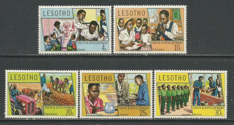 Lesotho    #151-55  MLH  (1974)  c.v. $1.30