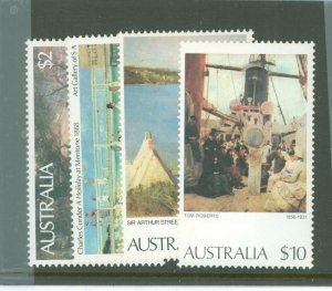 Australia  #575/579 Mint (NH) Multiple (Paintings)