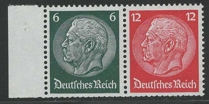 Germany Scott # 419, 422, mint nh, se-tenant, Mi# W62