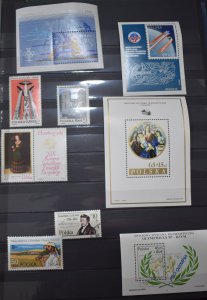 POLAND  SEMI POSTALS MNH/MLH  S/S + FROM 1967-1986 SELECTION