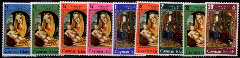 Cayman Islands 1969 SC# 242-50 MNH-OG E90