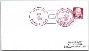 US COVER WITH SPECIAL EVENT CANCEL DISCOVERY OF CALIFORNIA CHANNEL ISLANDS 1973