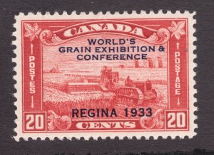 1933 Canada Sc# 203 - 20¢ Farm Tractor, Regina Grain Exhibition MNH