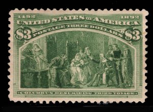 MOMEN: US STAMPS #243 MINT OG H XF LOT #81043*