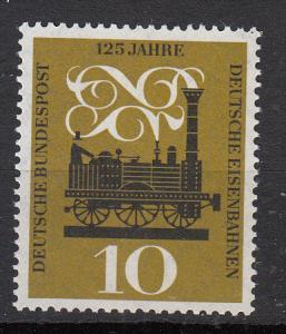 Germany - 1960 Stem Locomotive Sc# 822 - MNH (5887)