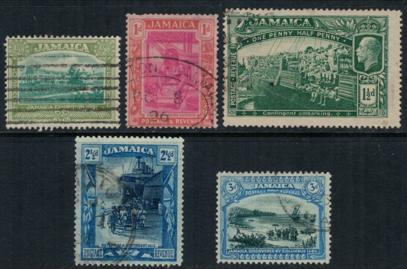 Jamaica #75-7,9-80  CV $8.60