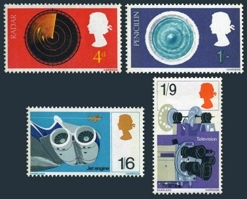 Great Britain 518-521,MNH.Michel 470-473. Discoveries, 1967. Radar, Penicillin,