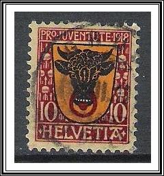 Switzerland #B10 Semi-Postal Used