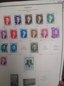 collection on pages Iran 1953-58 QJ: CV $190