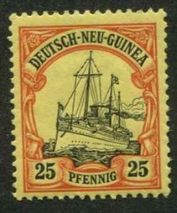 German New Guinea SC# 11 Kaiser's Yacht 25p MNH