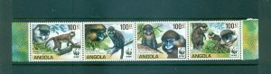 Angola - Sc# 1364. 2011 WWF. Monkeys. MNH $9.00.