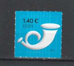 Estonia  Scott#  806a  MH  (2016 Posthorn)