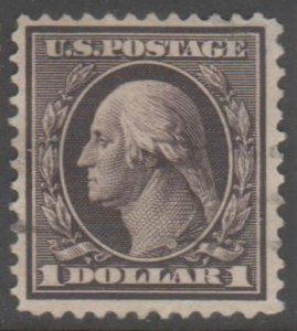 U.S. Scott #342 Washington Stamp - Used Single