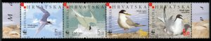 2006 Croatian Republic / Hrvatska 774-777strip WWF / Birds 5,50 €