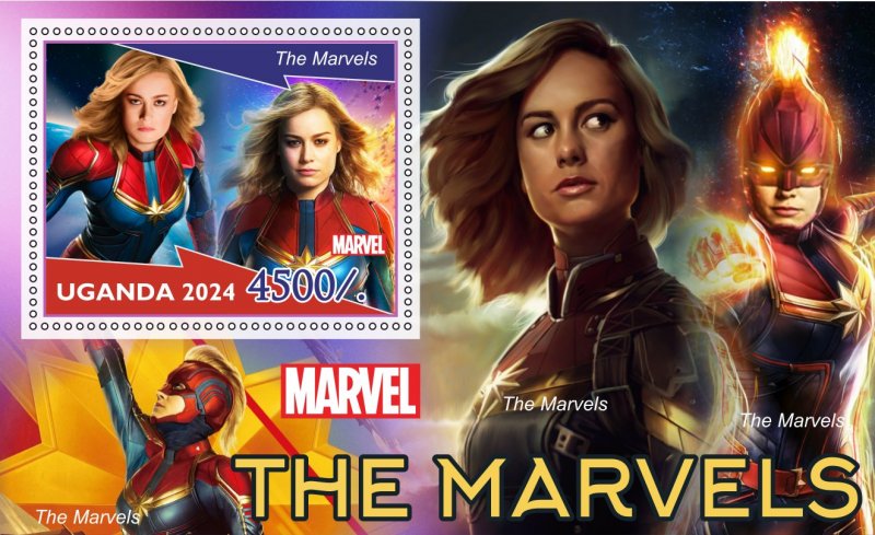 Stamps. Marvel 8 sheet perforated 2024 year