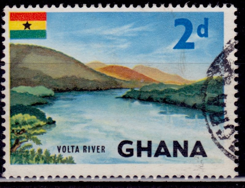 Ghana, 1959, Volta River, 2p, used