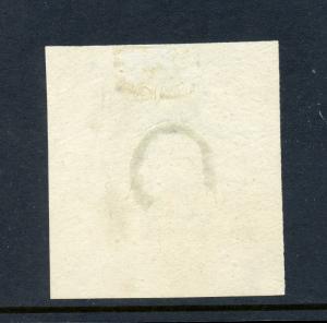 63-E2b Essay Die on Old Proof Paper, Outer Lines at Sides Missing (1861) By137 