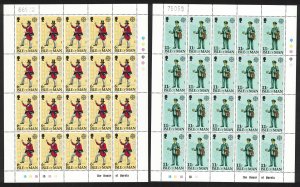 Isle of Man Postmen Europa Communications 2 Sheetlets of 20v each 1979 MNH