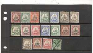 GERMAN COLONY COLLECTION ON STOCK SHEET MINT/USED