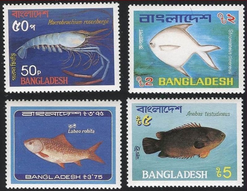 1983 Bangladesh 190-193 Sea fauna 11,00 €