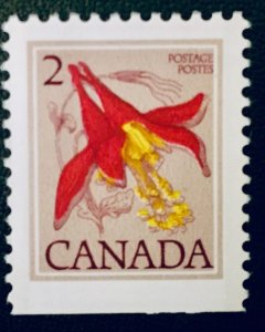 Canada #782b 2¢ Columbine from booklet (1978). MNH