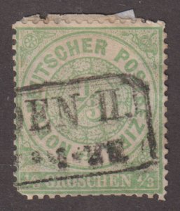 North German Confederation 2 Numerical Value 1/3g 1868