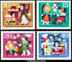 Germany Scott 9NB25-9NB28 Mint never hinged.