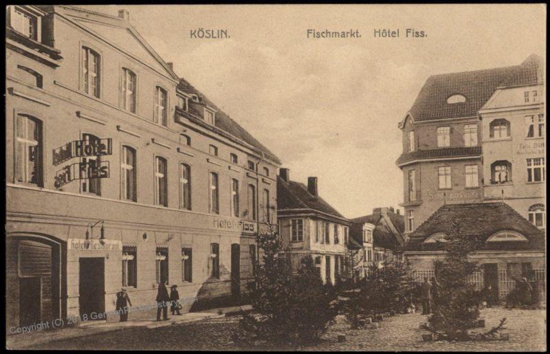 Germany WWI Navy Marine Flugstation Koestlin Feldpost Air Force Airfield 81314