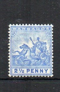 Barbados 1905 2 1/2d blue MH