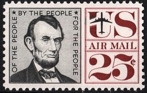 SC#C59 25¢ Abraham Lincoln Single (1960) MNH