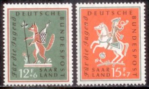 Saar 1958 SC# B121-2 MNH-OG E33