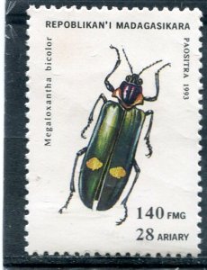 Malagasy 1993 INSECT Beetle 1 value Perforated Mint (NH)