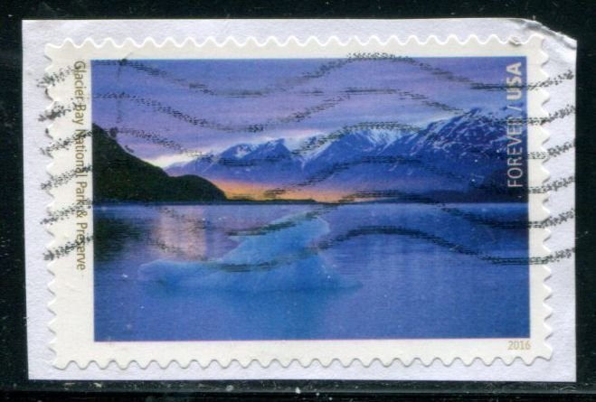 5080a US (47c) National Park Service SA, used on paper
