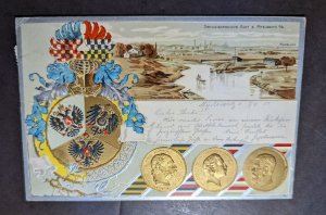 1901 Germany Postcard Cover Kaolowitz to Magdeburg