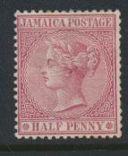 Jamaica  SG 7a deep claret -   Mint  hinged - see scan and details