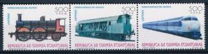 [63574] Equatorial Guinea 1995 Railway Train Eisenbahn Chemin de Fer  MNH
