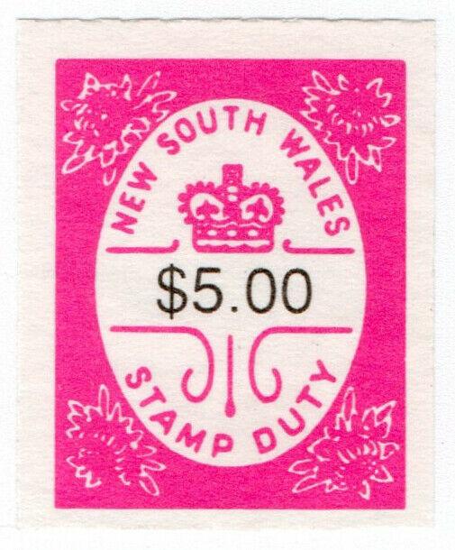 (I.B) Australia - NSW Revenue : Stamp Duty $5