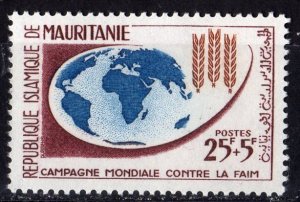 Mauritania 1963 Sc#B17 FREEDOM FROM HUNGER FAO (UN) Single MNM