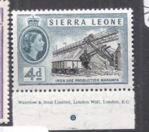 Sierra Leone SG 215 Imprint MNH (7dmj)