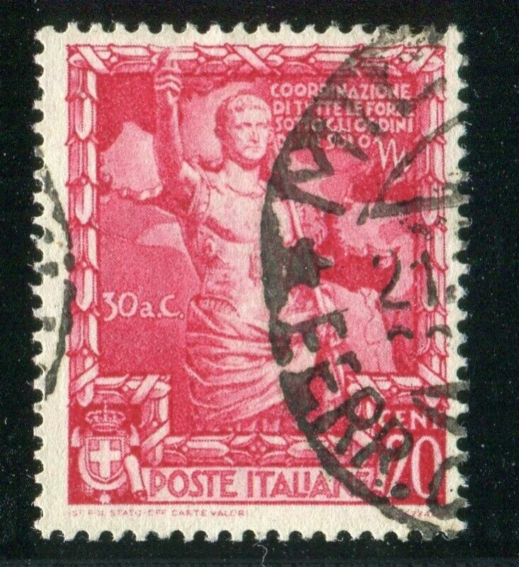 D259620 Italy VFU Sc. 401 Augustus Caesar 20c