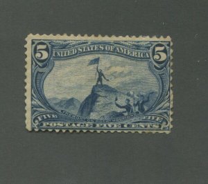 United States Postage Stamp #288 Mint Hinged Disturbed OG