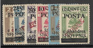 Albania Sc #84/90 (5 issues) set less the rare #88 NH VF