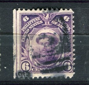 PHILIPPINES; 1909-10 early Famous Personalities issue used 6c. value