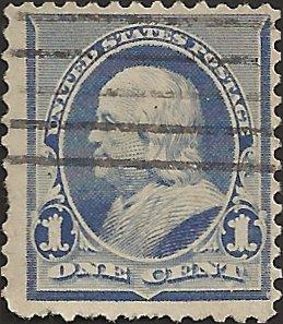 # 219 DULL BLUE USED BEN FRANKLIN SCV-0.75