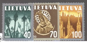 Lithuania, Sc #390-92, MNH, set