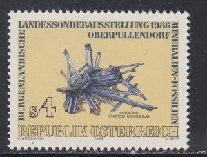 Austria # 1348, Mineral - Antimonite, Mint NH