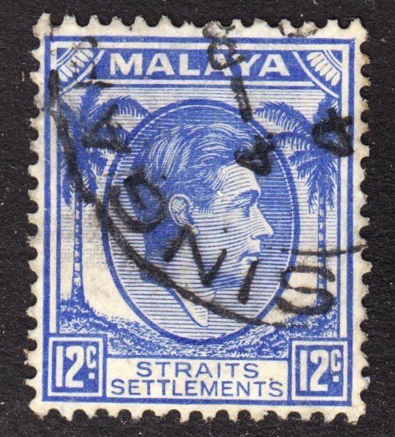 Malaya Straits Settlements Scott 245 VF used. FREE...